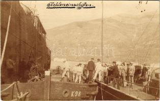 K.u.k. Kriegsmarine Kohleneinschiffen "K 98". photo