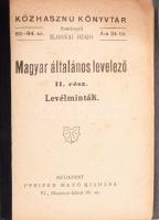 cca 1910 A Közhasznú Könyvtár 17 db száma, bekötve
