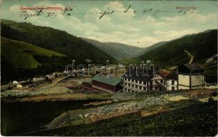 1912 Alsószalánk, Nizné Slovinky (Szepes); Bánya völgy. Balkányi S. kiadása / mine valley (fl)