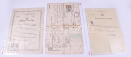 cca 1919-1949 Vince Tivadar (szül. Weiss) (1895-?) zsidó származású üvegtechnikus, gyártulajdonos (V...