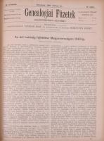 Geneaológiai füzetek. I-V. évfolyam. Teljes évfolyamok! Szerk.: csíkszentmihályi Sándor Imre, körösp...
