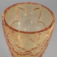 Ólomkristály váza, hibátlan, m: 26,5 cm