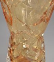 Ólomkristály váza, hibátlan, m: 26,5 cm