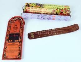 5 darab füstölő és egy tartótalp