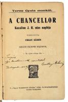 Verne Gyula: A chancellor. Kazallon J. R. utas naplója. Fordította: Csillay Kálmán. Fordító által DE...