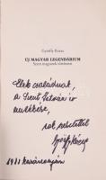 Györffy Rózsa: Új magyar legendárium. Szent magyarok történetei. DEDIKÁLT! Bp., 1988, Szerző. Kiadói...