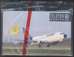 1992 Malév 120 egységes használatlan telefonkártya eredeti csomagolásban (csak 20 000 darab)