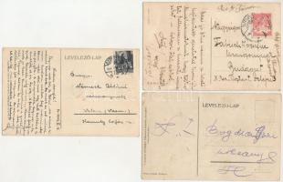 3 db RÉGI művészi képeslap: 2 Kőszegi Bella és 1 osztrák művészlap / 3 pre-1945 art postcards: 2 Hun...