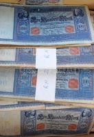 Német Birodalom 1900-1923 k. nagy doboznyi bankjegyből álló tétel T:vegyes
German Empire cca 1900-1...