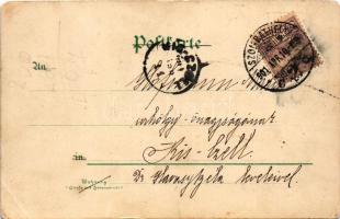 1901 Unsere Jugend wie sie lacht / Toilet humour with children. Art Nouveau, litho (EB)