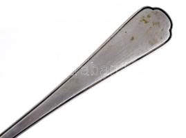 Ezüst (Ag) 6 személyes halas evőeszköz készlet 800-as ezüst, jelzett összesen nettó 694 g