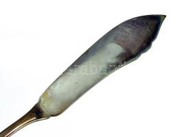 Ezüst (Ag) 6 személyes halas evőeszköz készlet 800-as ezüst, jelzett összesen nettó 694 g