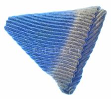 1940. "Erdélyi részek felszabadulásának emlékére" kitüntetés miniatűrjéhez tartozó szalag, részben erősen kifakult