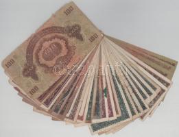 Vegyes 27db-os pengő bankjegy tétel, benne: 1944-1946. 100P-1.000.000.000MP T:vegyes
