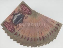 1930. 100P (19x) közte egy egyugrásos sorszámkövető pár "*E 079 091415 - *E 079 091417" T:...