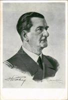 Nagybányai vitéz Horthy Miklós Magyarország kormányzója / Regent Horthy, Governor of Hungary s: Lühnsdorff Károly + "A Nemzetközi Vásár köszönti a hazatérteket Budapest 1939. V. 7." So. Stpl. (EB)