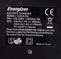Energizer elemtöltő, 11x6,5 cm