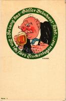 Gösser Brauerei A.G. 2 Worte merke dir Gösser Bier! / Austrian Gösser beer advertisement s: Flemax