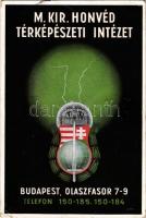 1940 A M. kir. Honvéd Térképészeti Intézet. Budapest II. Olasz fasor 7-9. (Szilágyi Erzsébet fasor) / Royal Hungarian Army Cartographic Institute s: Jóny + "1940 Gyergyószentmiklós visszatért" So. Stpl. (EK)