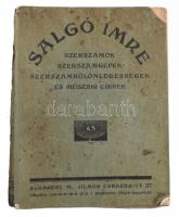 cca 1930 Bp. VI., Salgó Imre szerszámok, szerszámgépek, szerszám-különlegességek és műszaki cikkek képes árkatalógusa, viseltes állapotban
