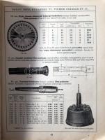 cca 1930 Bp. VI., Salgó Imre szerszámok, szerszámgépek, szerszám-különlegességek és műszaki cikkek k...