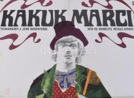 1973 Kakuk Marci, filmplakát, írta és rendezte: Révész György, papír, Offset-nyomda, hajtásnyommal, ...