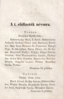 Bényei Gábor: 
Bényei Gábor költeményei.
Pest, 1861. A szerző sajátja - Nyomatott Beimel J. és Koz...