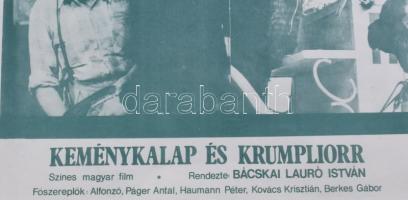 1978 Keménykalap és Krumpliorr, filmplakát, rendezte: Bácskai Lauró István, főszereplők: Alfonzó, Ko...