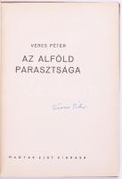 Veres Péter: Az alföld parasztsága. A szerző, Veres Péter (1897-1970) író, politikus által ALÁÍRT pé...