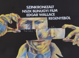 Helényi Tibor (1946-2014): A boszorkánymester, filmplakát, jelzett a plakáton, hajtásnyomokkal, apró...