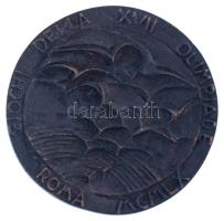Olaszország 1960. "XVII. Nyári Olimpiai Játékok - Róma" kétoldalas bronz részvételi érem &...