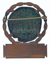 Olaszország 1960. "XVII. Nyári Olimpiai Játékok - Róma" kétoldalas, részben zománcozott br...