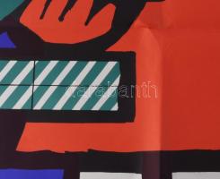 Lengyel Sándor (1930-1988): "Téli vásár", 1965. Kereskedelmi plakát, ofszet, papír, jelzet...