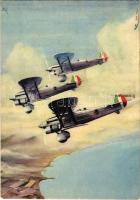 1941 Arma Aeronautica / Italian propaganda, air force, Mussolini quote (EK)