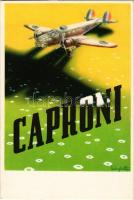 Aeroplani Caproni S.A. Milano (Italia) / Olasz repülőgépgyártó cég reklám / Italian aircraft manufacturer advertisement s: Rabagliati