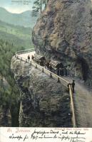 Sankt Johann im Pongau Grossarl street with timber carriage