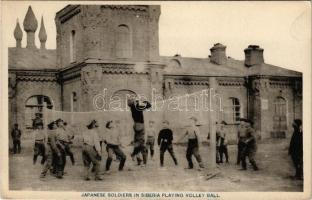 Japanese soldiers playing volleyball in Siberia (EK)
