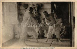 A judo match among Japanese soldiers in Siberia (EK)