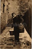 Lódz, Lods; Lengyel zsidó férfi, Judaika / Polish Jewish man, Judaica (EK)