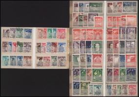 Ausztria 1946-1950 166 db klf bélyeg kétoldalas közepes és kétoldalas kis berakólapon (Mi EUR 250.-)