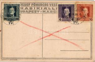 1918 Idegen vendégek Bartha főszállásmesternél. József főherceg vezérezredes Hadikiállítása Budapest...