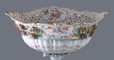 Alt Wien / Carl-Johann Gottlob Thieme (1823-1888) Potschappel hausmaler óriás aufsatz 1823-as évszám...