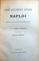 Zichy Antal (összeáll.): Gróf Széchenyi István naplói. Adalék egy hazafi jellemrajzához. Bp., 1884, Athenaeum. Félvászon kötés, kopottas állapotban.