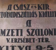 Horthy Béla (1869-1943): A Császári és Királyi Sajtóhadiszállás kiállítása a Nemzeti Szalonban, 1916...