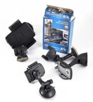 6 darab újszerű autóba való telefontartó, klf méretben.