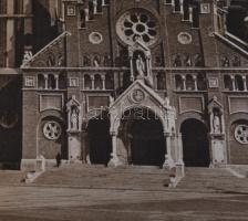 cca 1930-40 Szeged Hungary, turisztikai plakát, papír, jelzés nélkül, Pallas Bp., hajtásnyomokkal, a...