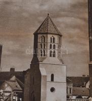 cca 1930-40 Szeged Hungary, turisztikai plakát, papír, jelzés nélkül, Pallas Bp., hajtásnyomokkal, a...