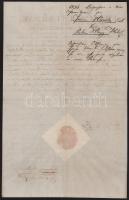 1834 Nagyvárad, Házassági engedély várad-velencei katolikus férfi (Hamza Ferenc) és helvét hitvallás...