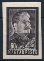 1953 Sztálin-gyász vágott bélyeg (6.000)