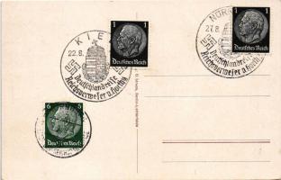 1938 Adolf Hitler és Horthy Miklós / Staatstreffen Hitler - von. Horthy. Verlag O. Struck "1938...